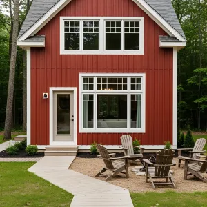 Red Delight with Windows That Wink
