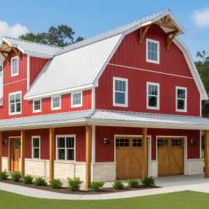 Barn Beauty in Rosy Radiance