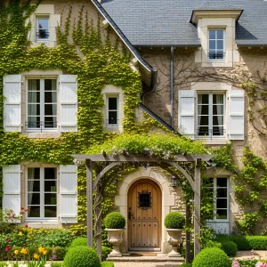 Idyllic Ivy-Clad Escape Near Woodland