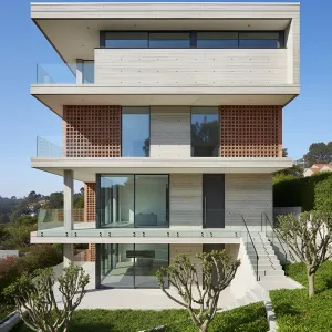 Terraced Concrete Breeze-Block Haven