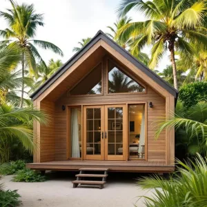 Tranquil Nook Among Fronded Friends