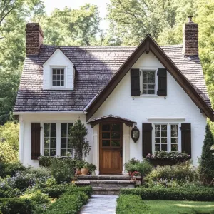 Charming Fairy-Tale Cottage with Leafy Charm