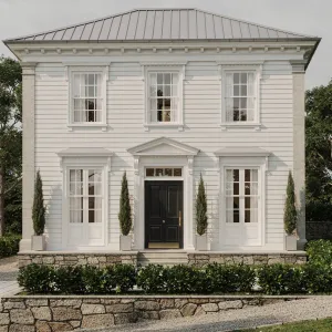 Compact Georgian Revival Cottage
