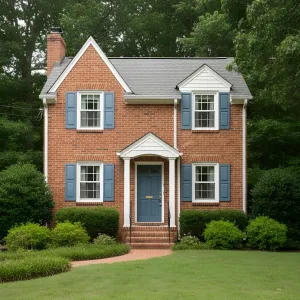 Brick Beauty with a Blue Shuttered Charm