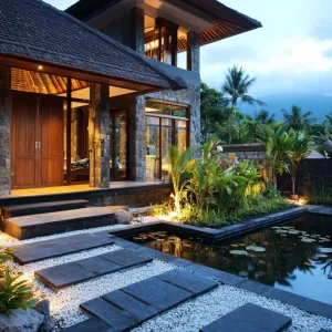 Stone Symphony: Bali’s Evening Retreat