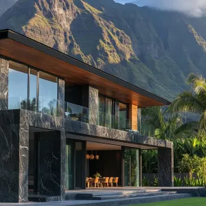 Preview of Majestic Mountain Retreat with Ebony Elegance