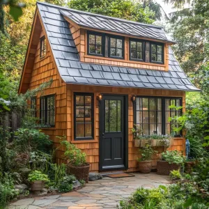 Charming Cedar Chateau in the Woods