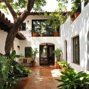 Courtyard Serenity: A Modern Mexican Oasis