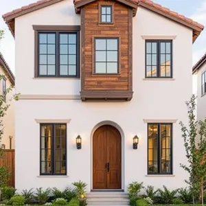 Stucco Splendor: The Timber Touch