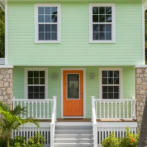 Minty Fresh Caribbean Crib
