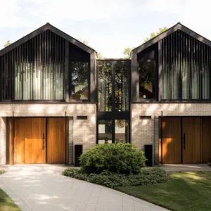 The Twin Timber Temptation: A Gabled Affair