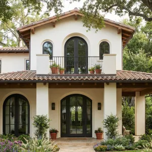 Garden Terrace Villa With Layered Arches