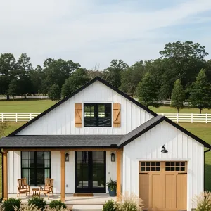 Charming Cottage with Porch and Attached Garage