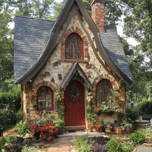 Whimsical Cottage in Stone and Slate
