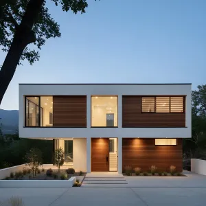 White Frame Cedar Gallery