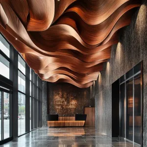 Preview of Rippling Elegance Under Skylit Glamour