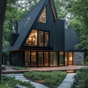 Enchanted Evergreen Retreat: A Modern A-Frame Oasis