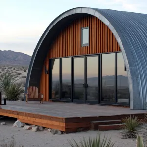 Quirky Quonset on a Desert Stage
