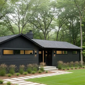 Sleek Serenity in the Woods