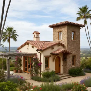 Tuscan Tower Garden Retreat