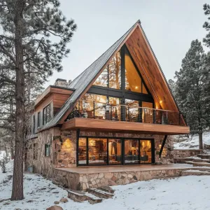 Rustic A-Frame Oasis