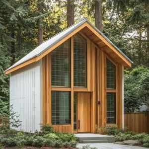 A-Frame Serenity with Wooden Warmth