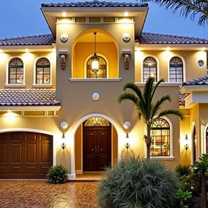 Mediterranean Marvel With Palms Aplenty