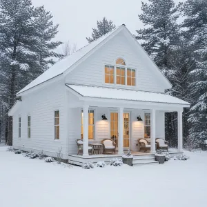 Winterglow Half-Moon Gable Cottage