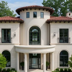 Mediterranean Majesty: Columns and Curves Delight