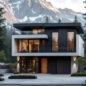 Sleek Sanctuary in the Mountain Embrace