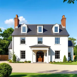 Grand Homestead With Charming Symmetry