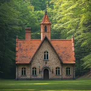 The Rustic Red-Roofed Reverie