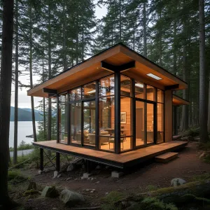 Shoreline Canopy Glass Retreat