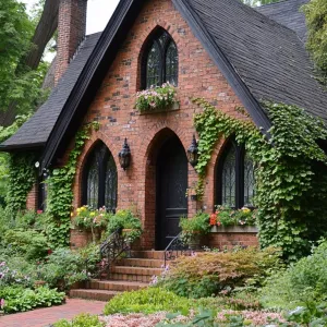 The Vine-Curled Brick Oasis