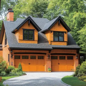 Preview of Whimsical Orange Brick Hideaway with Ebony Accents