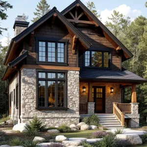 Stone Dream with Timber Accents