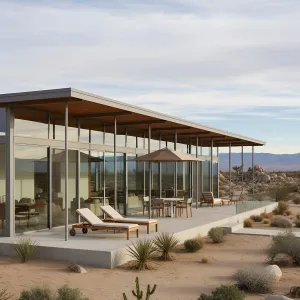 Desert Horizon Ribbon House