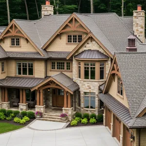 Grandeur Meets Nature in Craftsman Style