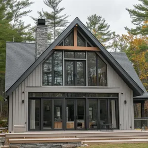 Modern A-Frame with a Timber Twist