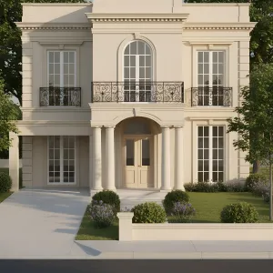Refined Parisian Townhouse Front