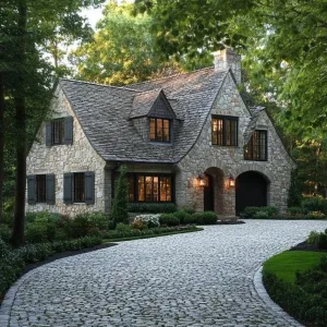 Cobblestone Driveway