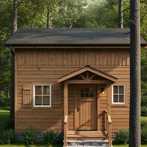 Rustic Timber Retreat