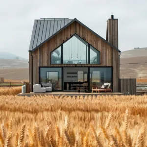 Steel and Wood Fusion Design