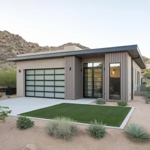 Sleek Serenity in the Sandy Scene