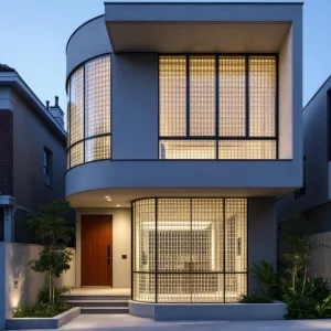 Glassy Castle: The Illuminated Cube House
