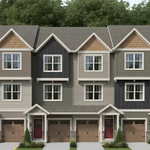 Gabled Patchwork Craftsman Rowfront
