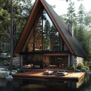 A-Frame Haven: Nature’s Embrace