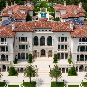 Majestic Oceanfront Mansion with Palatial Grounds
