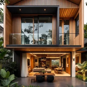 Wooden Whimsy: The Thai Open-Plan Retreat