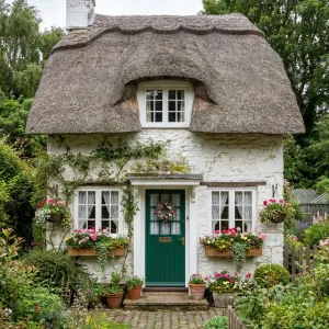 Thatchwhimsy Gardenfront Rose Cottage